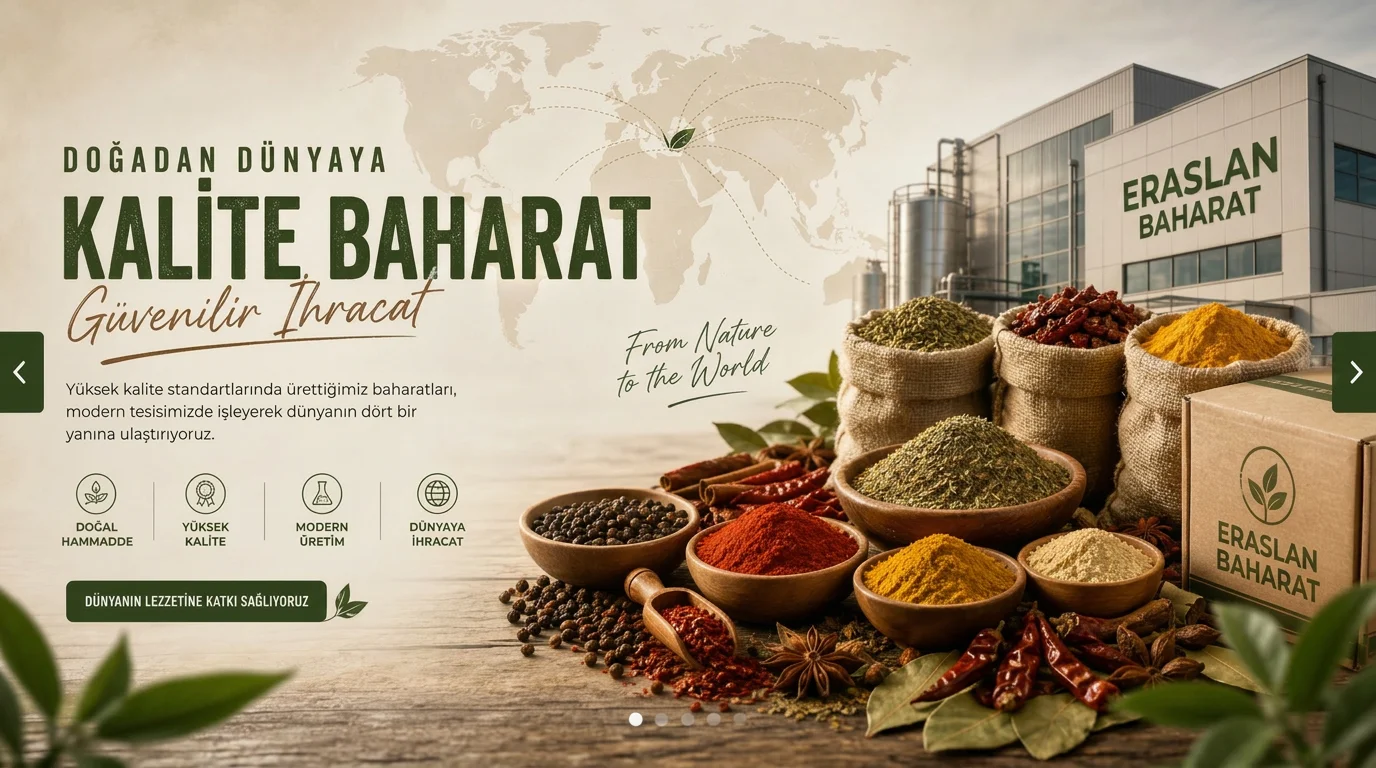KALİTE BAHARAT ÜRETİYORUZ